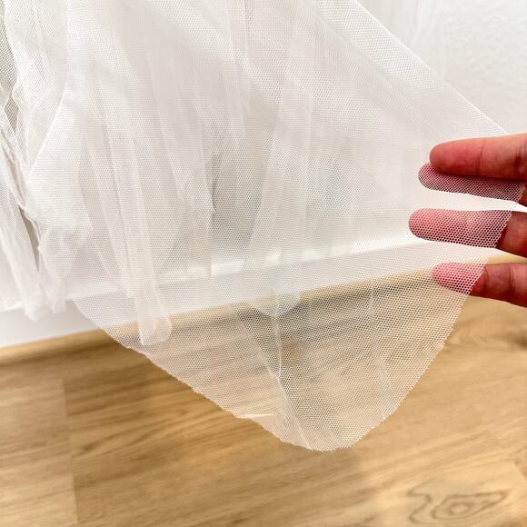 NWT For Love and Lemons White Bustier Formal Gown Tulle Bridal Wedding Dress - Picture 12 of 14